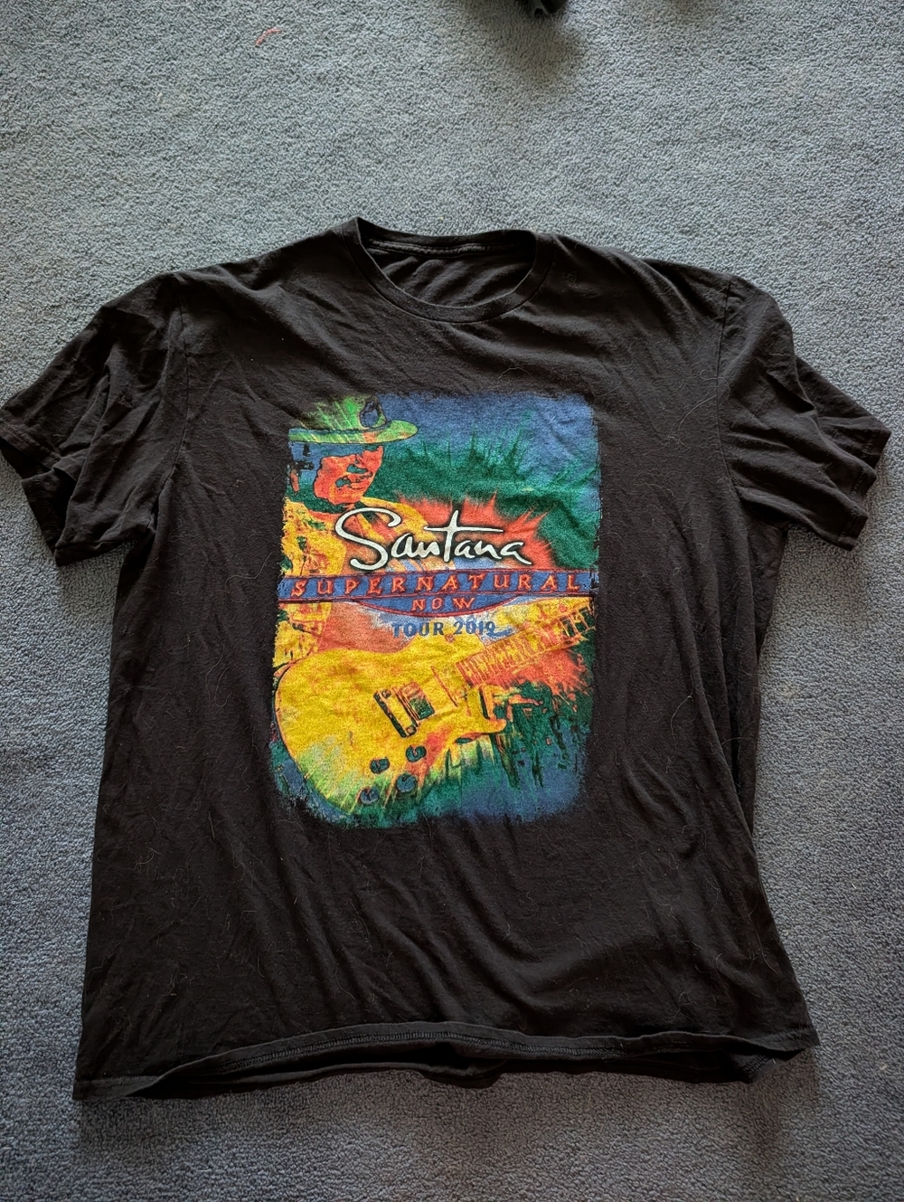 Santana Concert Tour T-shirt 2019 The Doobie Brothers Supernatural Now